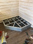 Монтаж чугунной печи Jotul F8 с дымоходом Magma