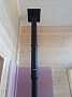 Монтаж чугунной печи Jotul F8 TD BP с дымоходом Schiedel Permeter