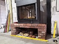 Монтаж стальной каминной топки Астов PS 8057 (шамот) с дымоходом Magma