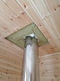 Монтаж чугунной каминной топки Jotul I400 Harmony BP с дымоходом Термострой