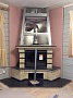 Монтаж чугунной каминной топки KawMet W17 Decor с дымоходом Коракс