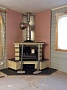Монтаж чугунной каминной топки KawMet W17 Decor с дымоходом Коракс