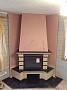 Монтаж чугунной каминной топки KawMet W17 Decor с дымоходом Коракс
