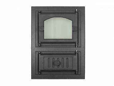 ПДТ-6АС.1 RLK 365 Литком чугунный портал со стеклом 282*457 мм