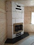Монтаж чугунной каминной топки Jotul I400 Harmony BP с дымоходом Термострой