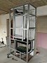 Монтаж чугунной каминной топки Jotul I620 FR BP с дымоходом Schiedel UNI