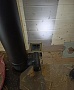 Монтаж чугунной печи Jotul F 500.2 BP с дымоходом Magma