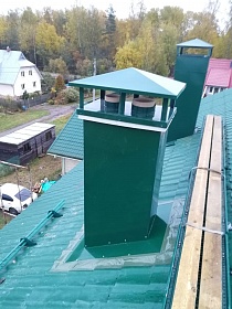 Монтаж керамической дымоходной системы Schiedel UNI