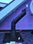 Монтаж чугунной печи Jotul F305 R LL BP с дымоходом Schiedel Permeter