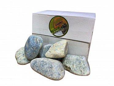 Нефрит шлифованный камни для бани (70-150 мм), 10 кг