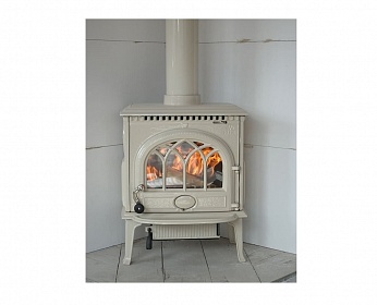 Монтаж чугунной печи Jotul F 3 IVE с дымоходом Термострой