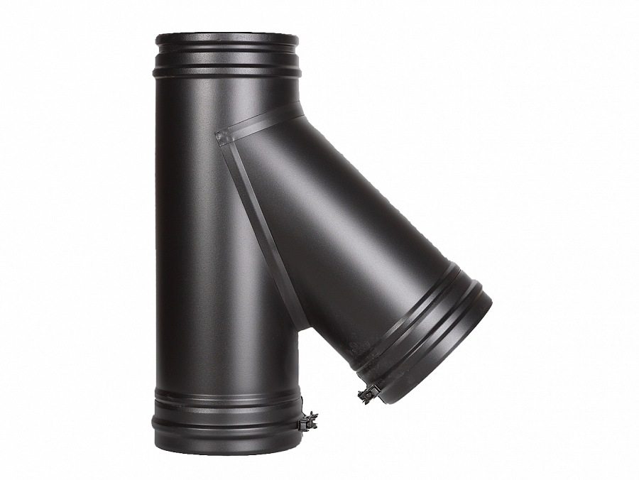 Ø250 РМ 25 тройник 45° черный Schiedel Permeter