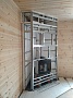 Монтаж чугунной каминной топки Jotul I400 Harmony BP с дымоходом Термострой