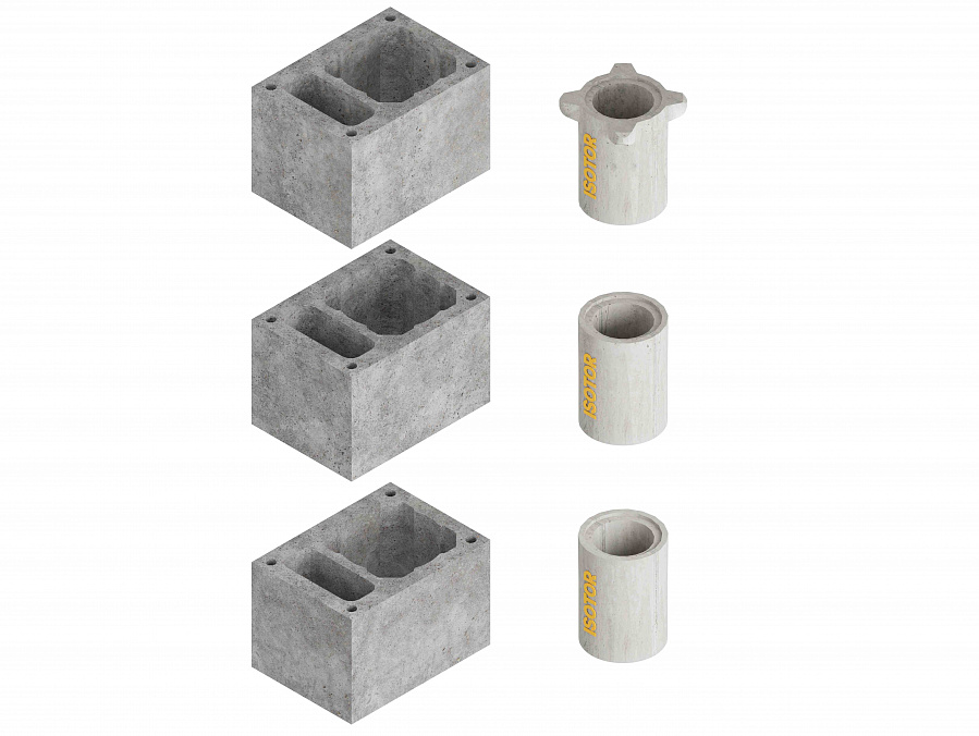 Ø160 L Комплект дымохода с вентканалом 1 п.м. Schiedel Isotor