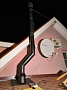 Монтаж чугунной печи Jotul F305 R LL BP с дымоходом Schiedel Permeter
