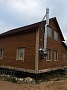 Монтаж чугунной каминной топки KawMet W17 Decor с дымоходом Коракс