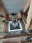 Монтаж чугунной печи Jotul MF3 BP с дымоходом Коракс
