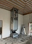 Монтаж стальной каминной топки Астов P3S 8457 (3D) с дымоходом ТИС