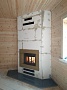 Монтаж чугунной каминной топки Jotul I400 Harmony BP с дымоходом Термострой