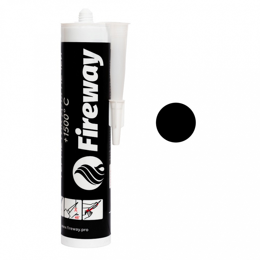 FW Premium 1500 °C Sealant герметик жаростойкий черный, 280 мл