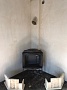 Монтаж чугунной каминной топки Jotul I18 Panorama BBE с дымоходом Schiedel UNI