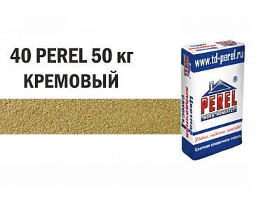 Perel SL 0040 Кремовая (водопоглощение 5-15%) цветная кладочная смесь, 50 кг