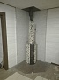 Монтаж стальной печи TMF Сафари с дымоходом Magma