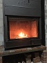 Монтаж стальной каминной топки Астов PS 8057 (шамот) с дымоходом Magma