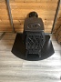 Монтаж чугунной печи Prometall Бахта с дымоходом Magma