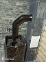 Монтаж банной печи Narvi Stony 20 ST Stainless с дымоходом Schiedel UNI